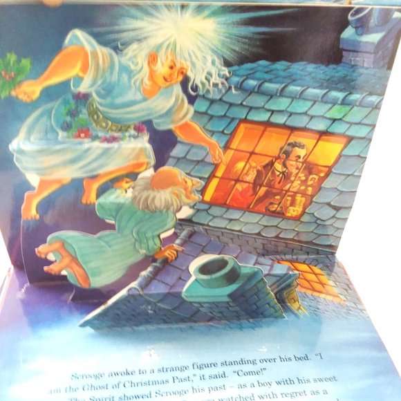 Christmas Pop up 3D Books 3 Landoll 1996 Santa Carol twelve days kids family VTG - Picture 8 of 9